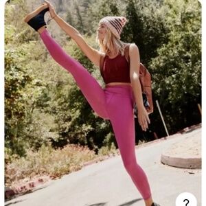 FP Movement Tropical Hot Pink Leggings Karma Ashanti M/L Medium Large